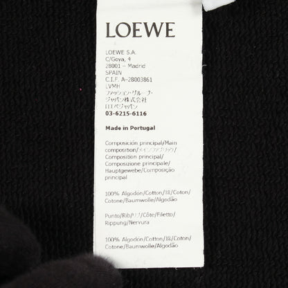 アナグラム スウェットシャツ コットン ブラック ロエベ トップス LOEWE