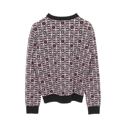 ココマーク ニット クルーネック ウール コットン ブラック ライトパープル マルチカラー 23AW シャネル トップス CHANEL