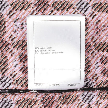ココマーク ニット クルーネック ウール コットン ブラック ライトパープル マルチカラー 23AW シャネル トップス CHANEL