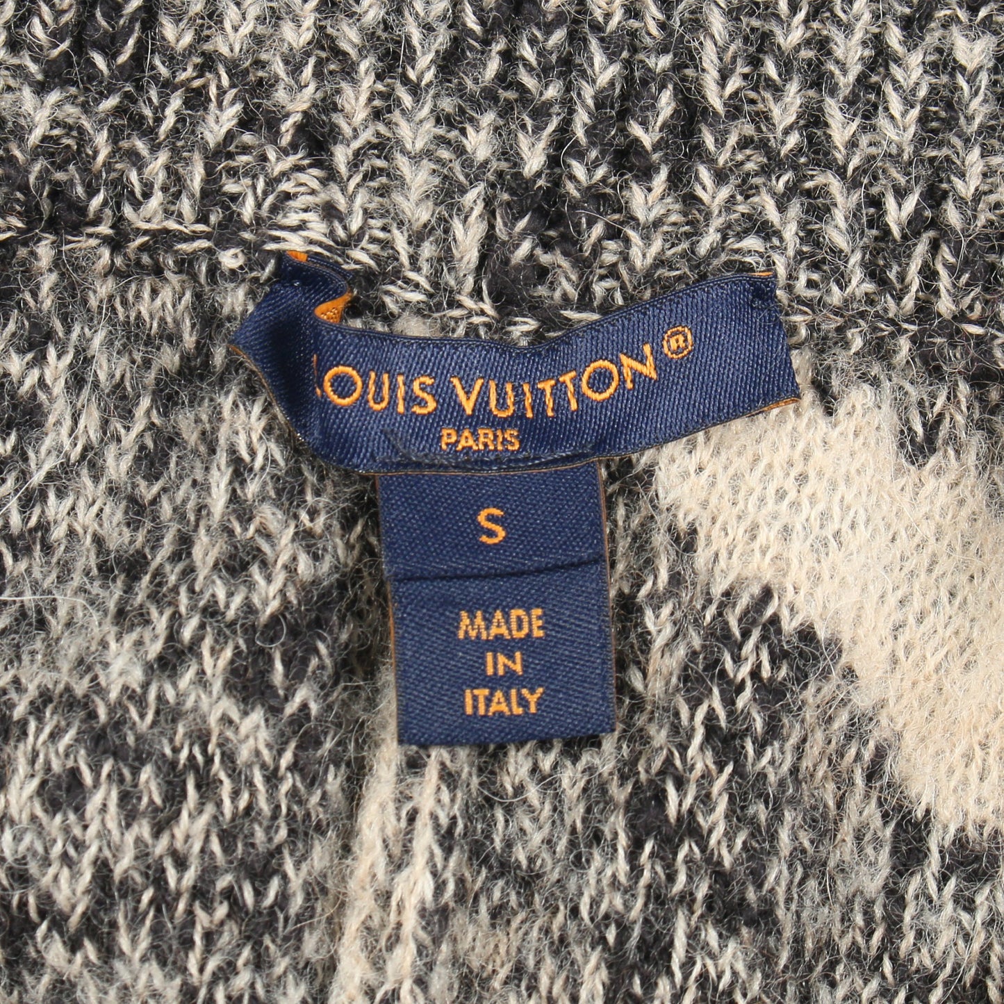 ニット バミューダパンツ パンツ ウール リネン グレー ベージュ ルイヴィトン ボトムス LOUIS VUITTON