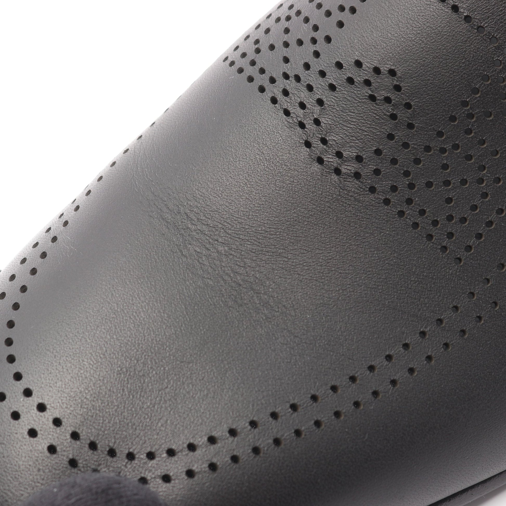 エクリプス モカシン レザー ブラック エルメス シューズ HERMES