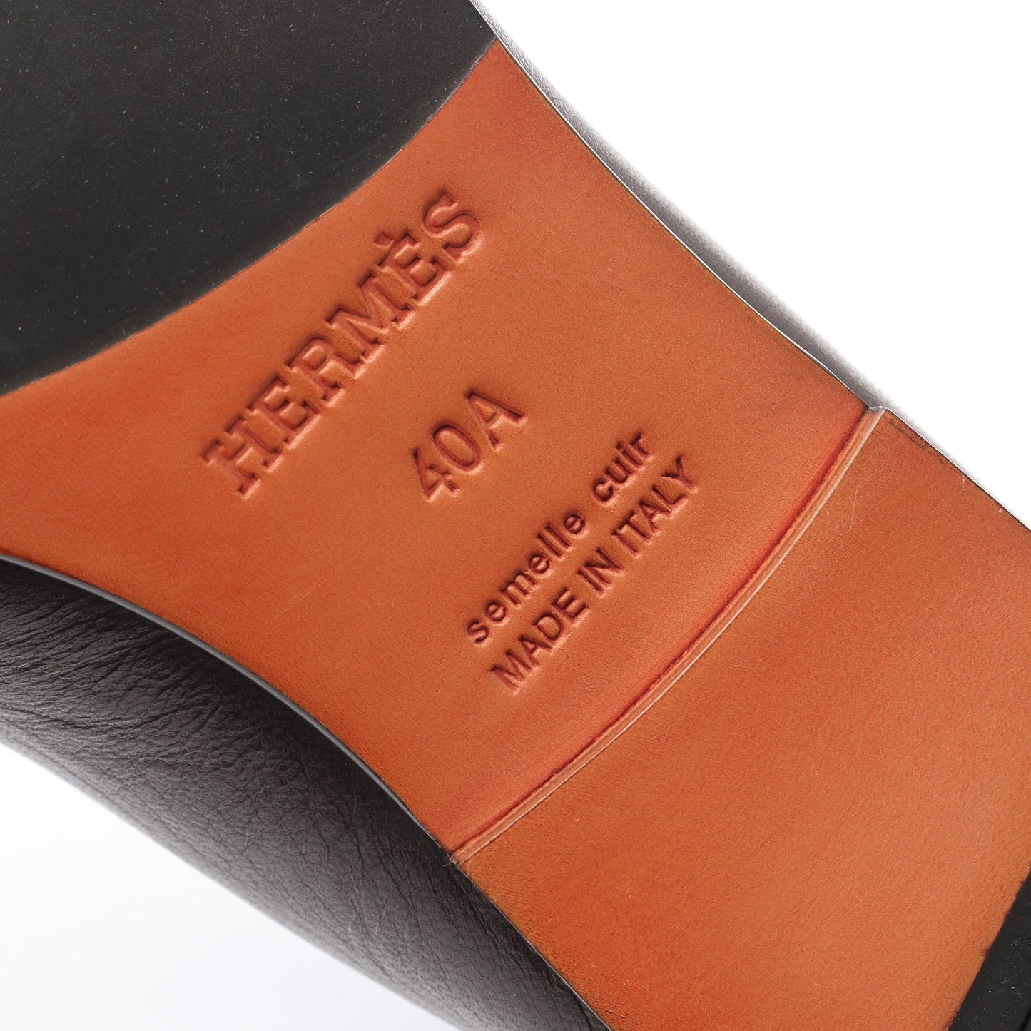 コリエドシアン ローファー レザー ダークブラウン エルメス シューズ HERMES