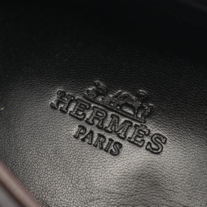 コリエドシアン ローファー レザー ダークブラウン エルメス シューズ HERMES