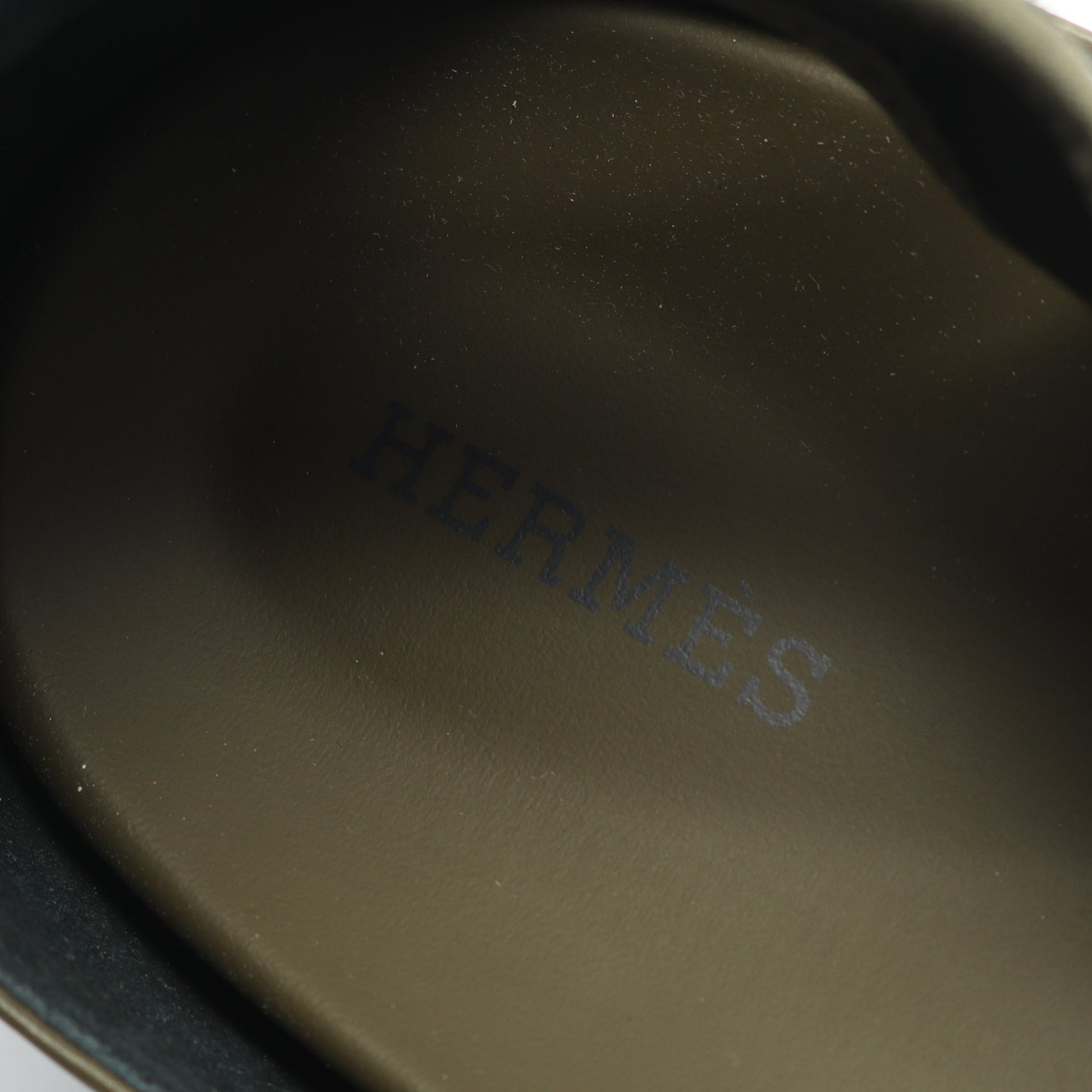 ジョルノ サンダル ファブリック カーキグリーン マルチカラー エルメス シューズ HERMES