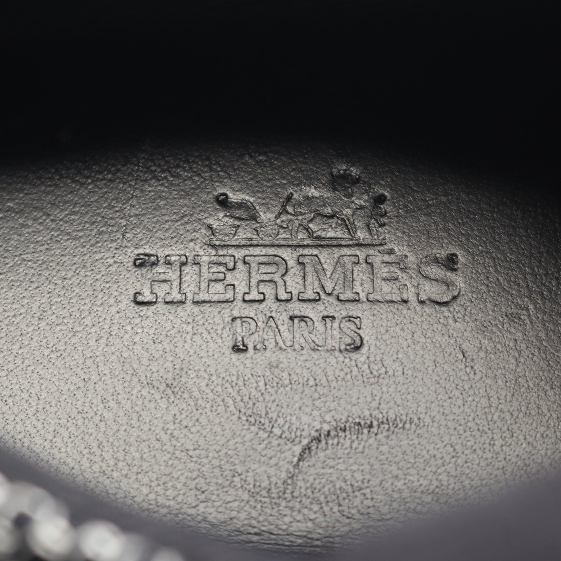 スターター ローカットスニーカー ファブリック レザー スエード ブラック グレーブラウン エルメス シューズ HERMES