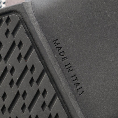 スターター ローカットスニーカー ファブリック レザー スエード ブラック グレーブラウン エルメス シューズ HERMES