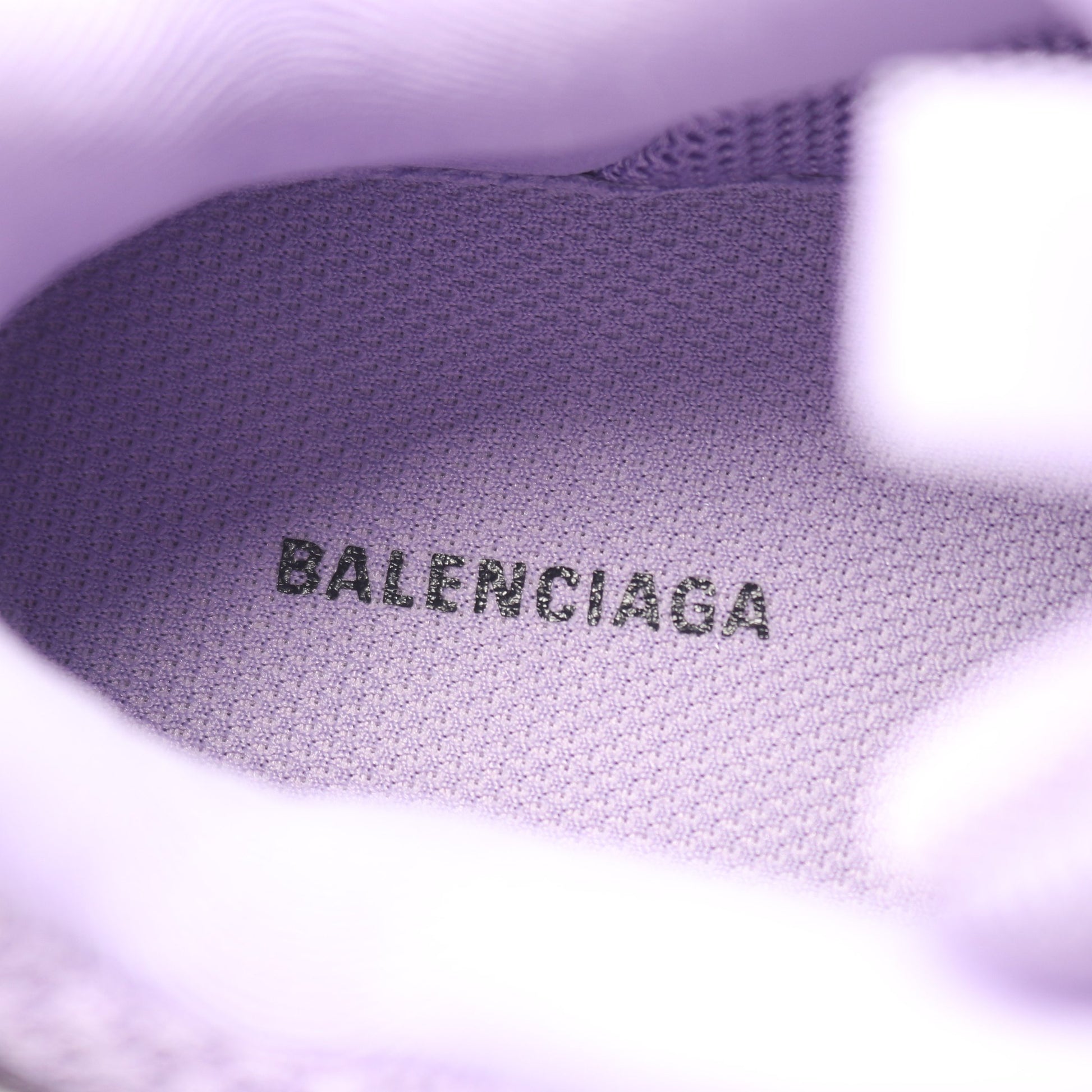 トラック トレーナー ローカットスニーカー レザー ライトパープル バレンシアガ シューズ BALENCIAGA