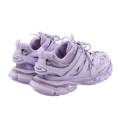 トラック トレーナー ローカットスニーカー レザー ライトパープル バレンシアガ シューズ BALENCIAGA