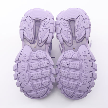 トラック トレーナー ローカットスニーカー レザー ライトパープル バレンシアガ シューズ BALENCIAGA