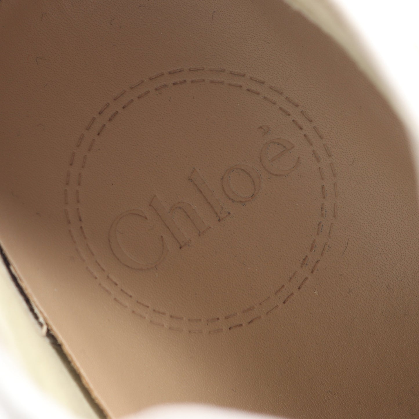 Nama スニーカー ファブリック ホワイト マルチカラー 厚底 クロエ シューズ Chloe
