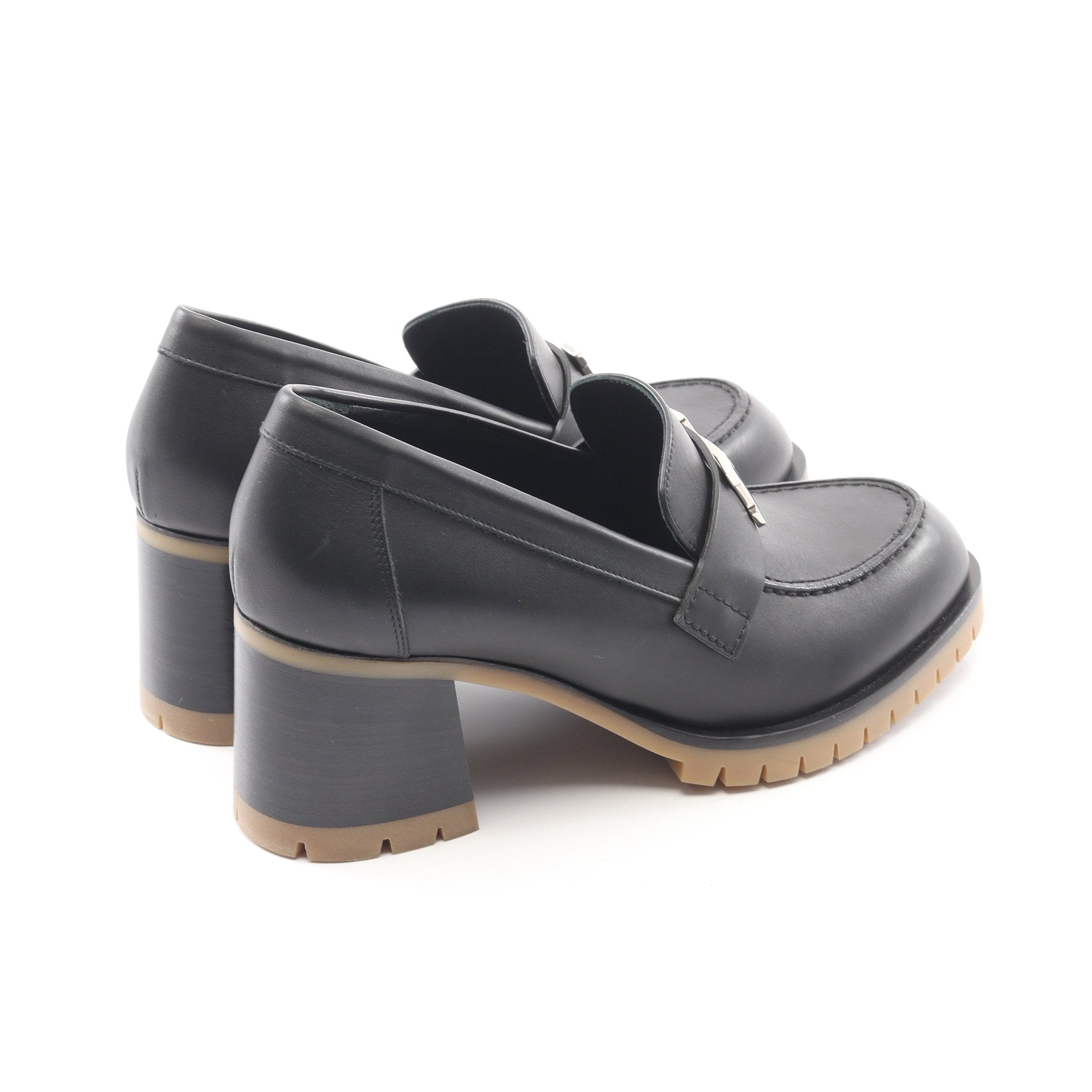 フォック60 パンプス レザー ブラック エルメス – RECLO