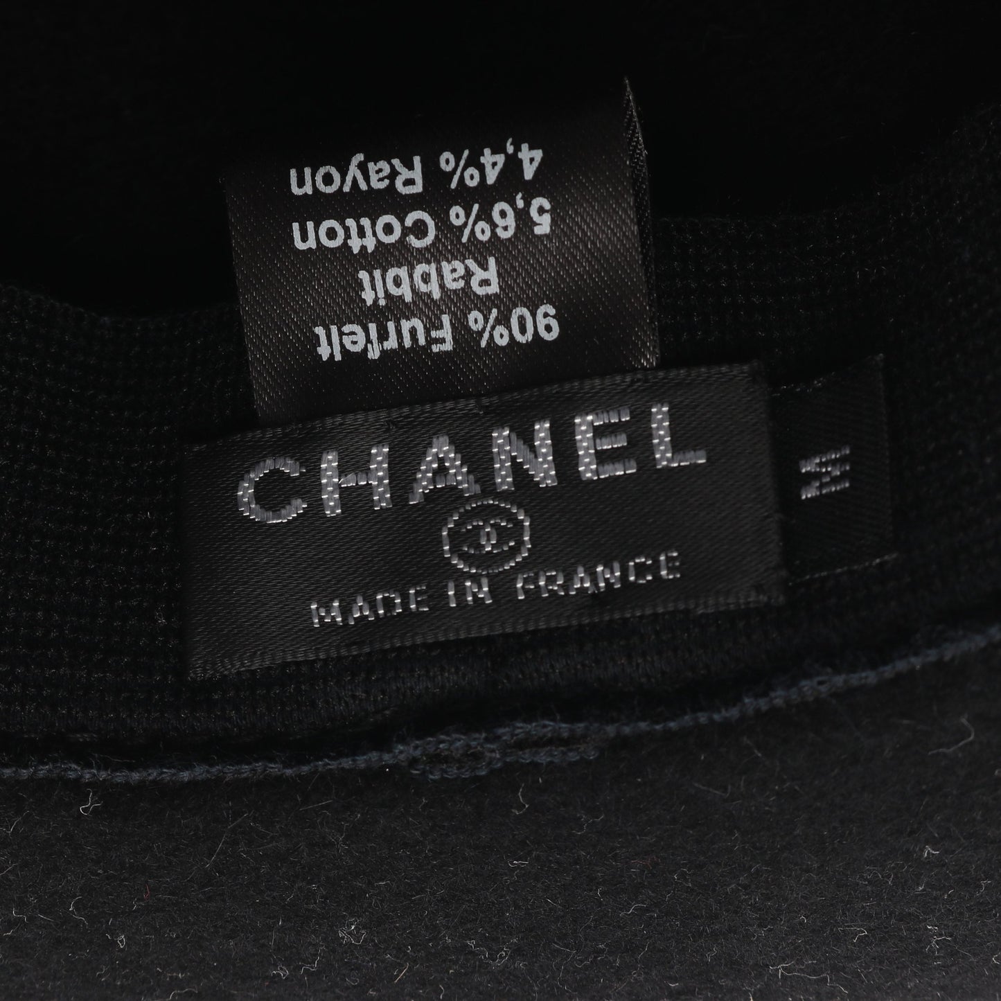 ココマーク 中折れ ハット ラビットフェルト ブラック ネイビー シャネル 財布・小物 CHANEL
