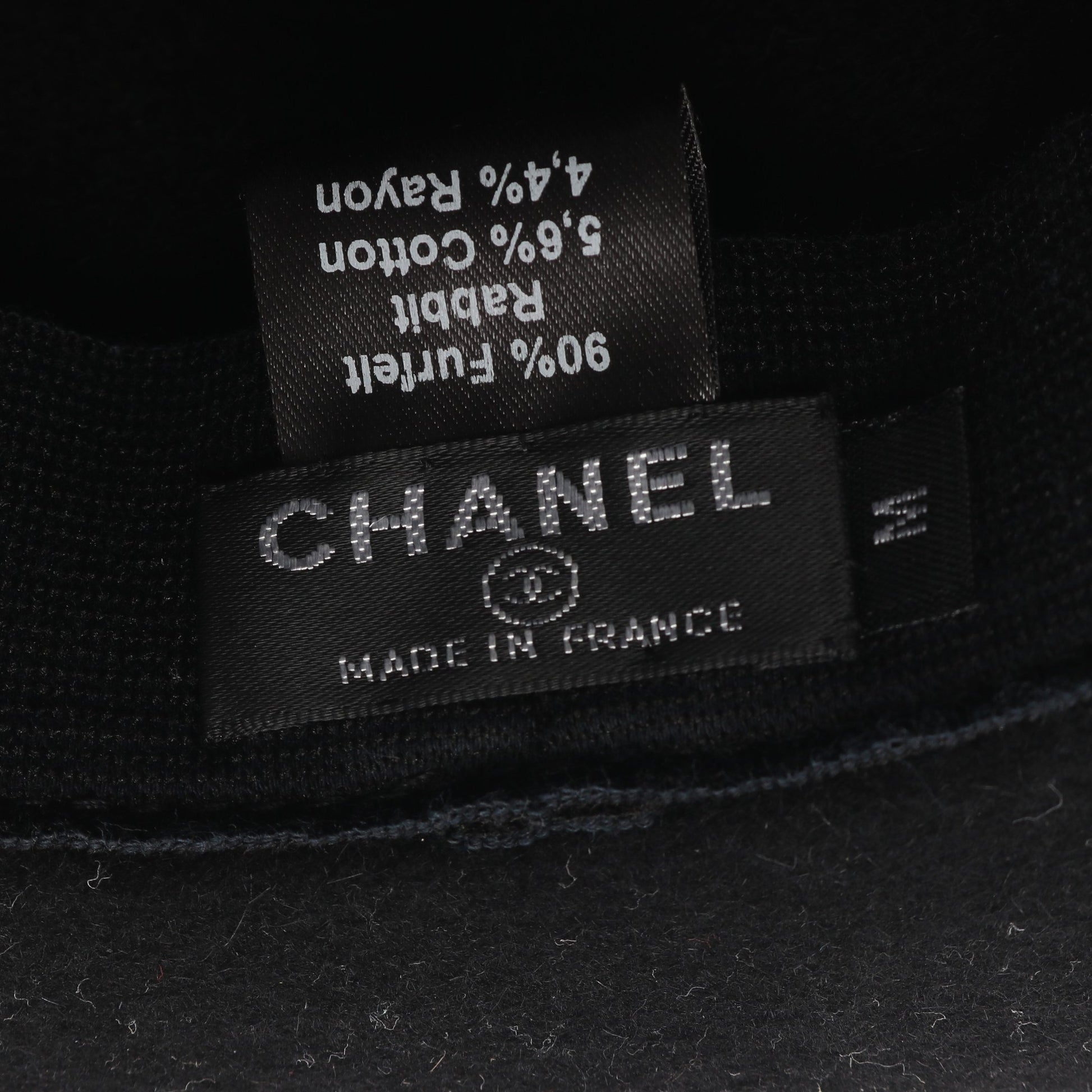 ココマーク 中折れ ハット ラビットフェルト ブラック ネイビー シャネル 財布・小物 CHANEL