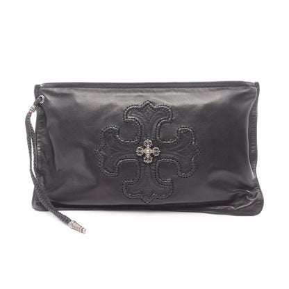 フィリグリープラス クラッチバッグ レザー ブラック クロムハーツ バッグ Chrome Hearts