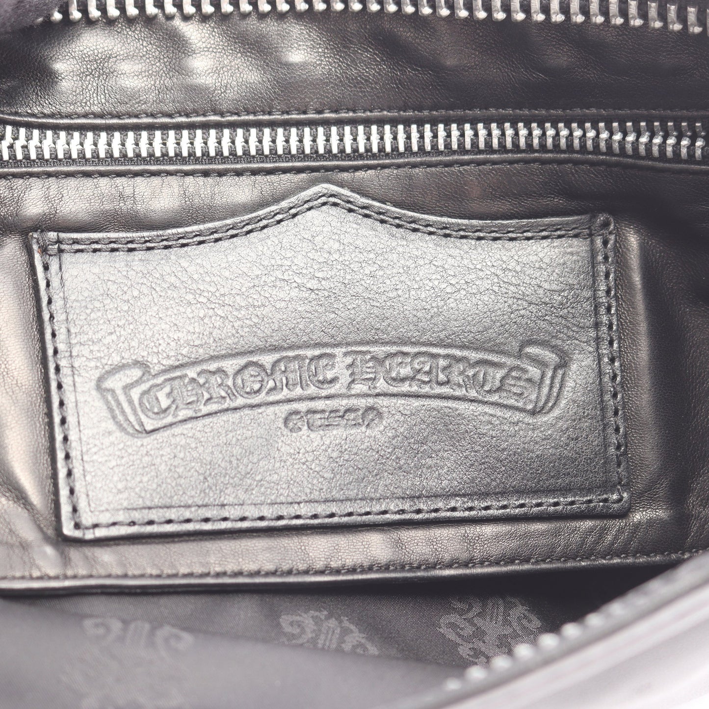 フィリグリープラス クラッチバッグ レザー ブラック クロムハーツ バッグ Chrome Hearts