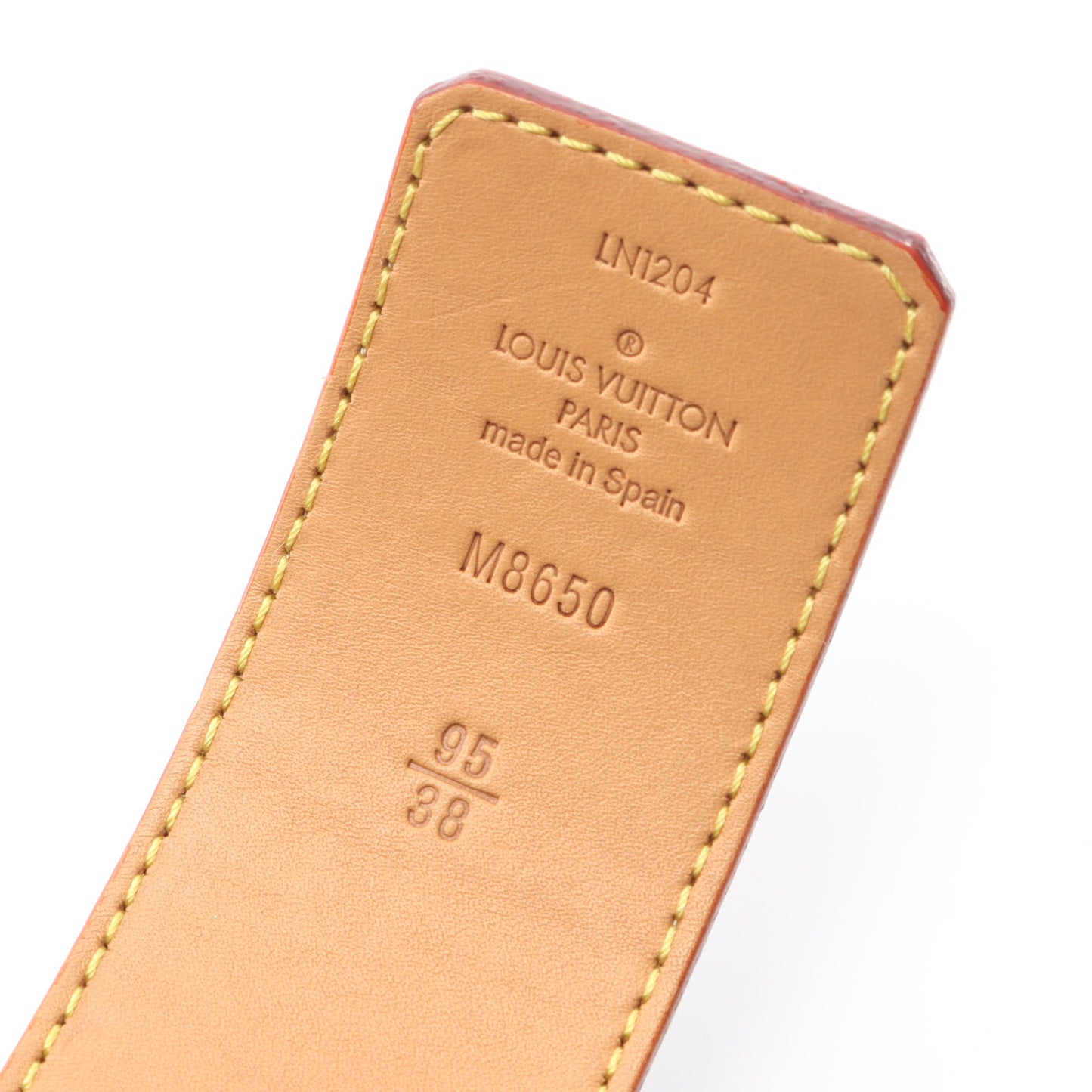 LVモノグラム クラギー 40MM ベルト PVC レザー オフホワイト マルチカラー リバーシブル ルイヴィトン 財布・小物 LOUIS VUITTON