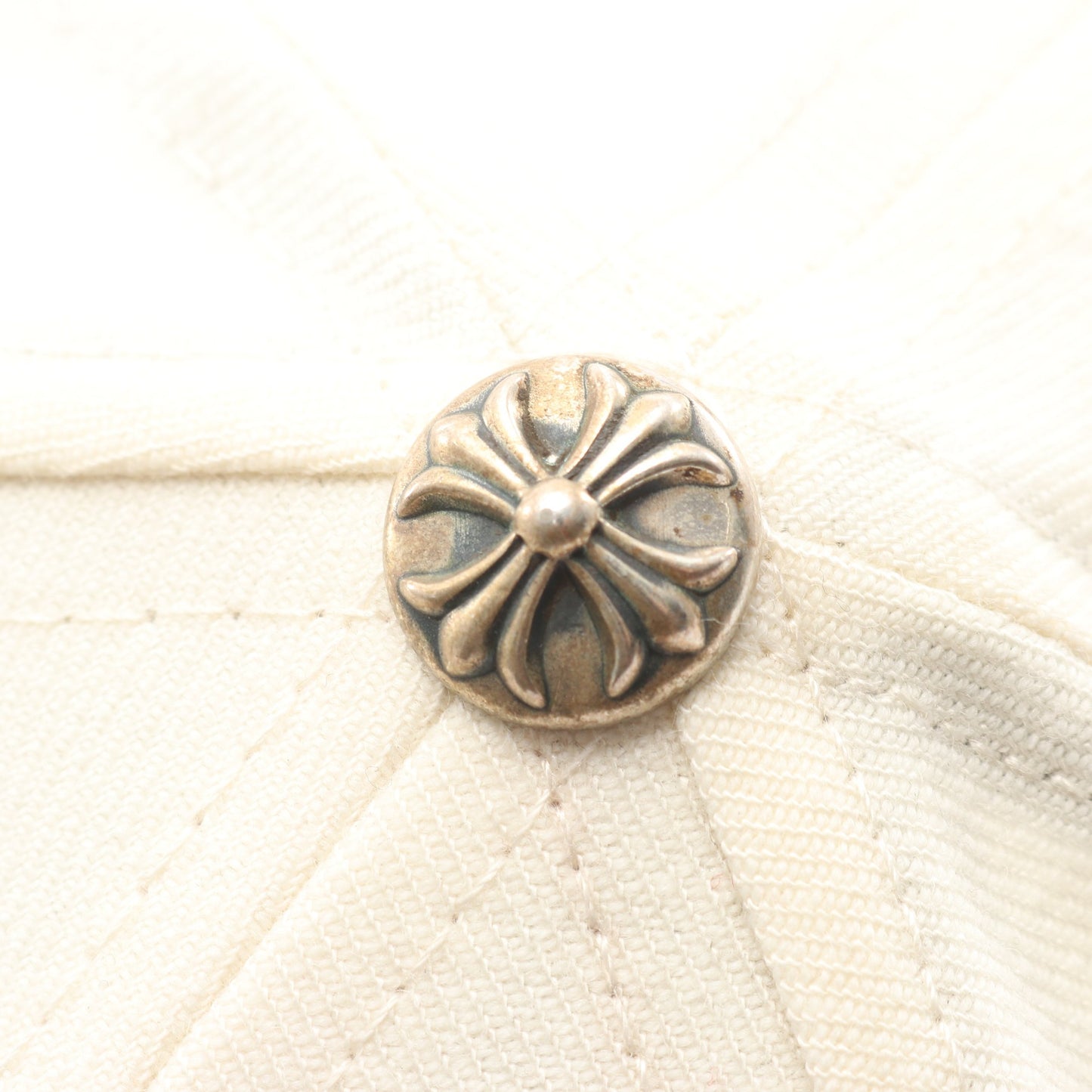 LOVE YOU VINY HEART キャップ コットン アイボリー レッド クロムハーツ 財布・小物 Chrome Hearts
