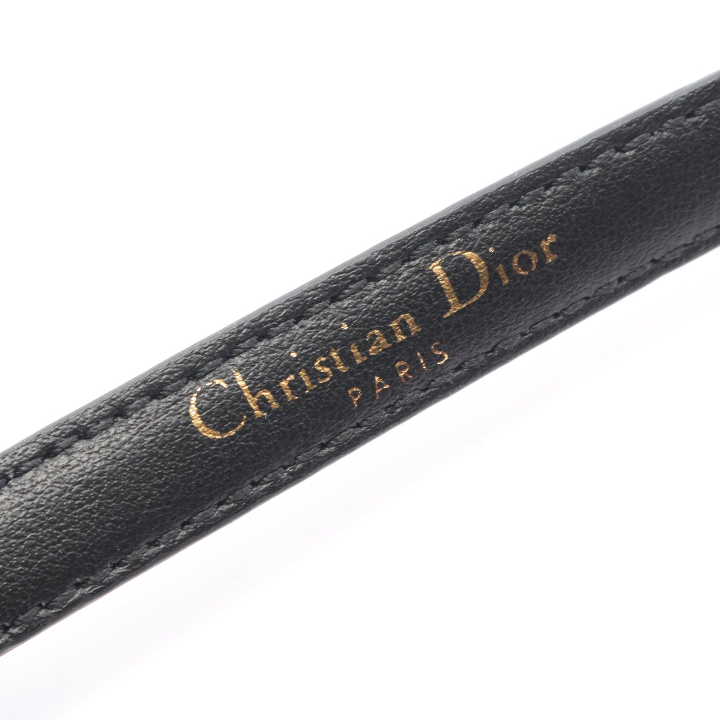 CDロゴ ベルト レオパード レザー レッド ブラック クリスチャンディオール 財布・小物 Christian Dior