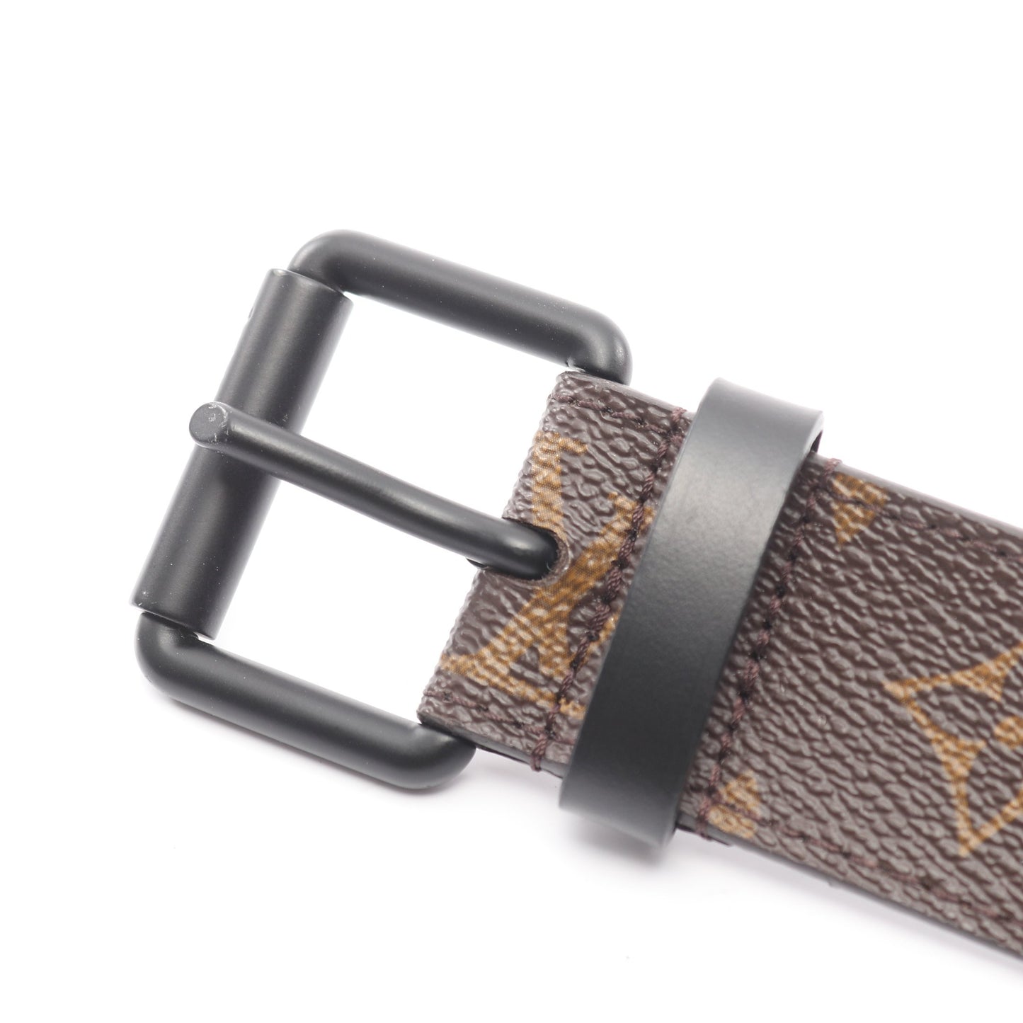 サンチュール シグネチャー モノグラム ベルト PVC ブラウン オレンジレッド ルイヴィトン 財布・小物 LOUIS VUITTON
