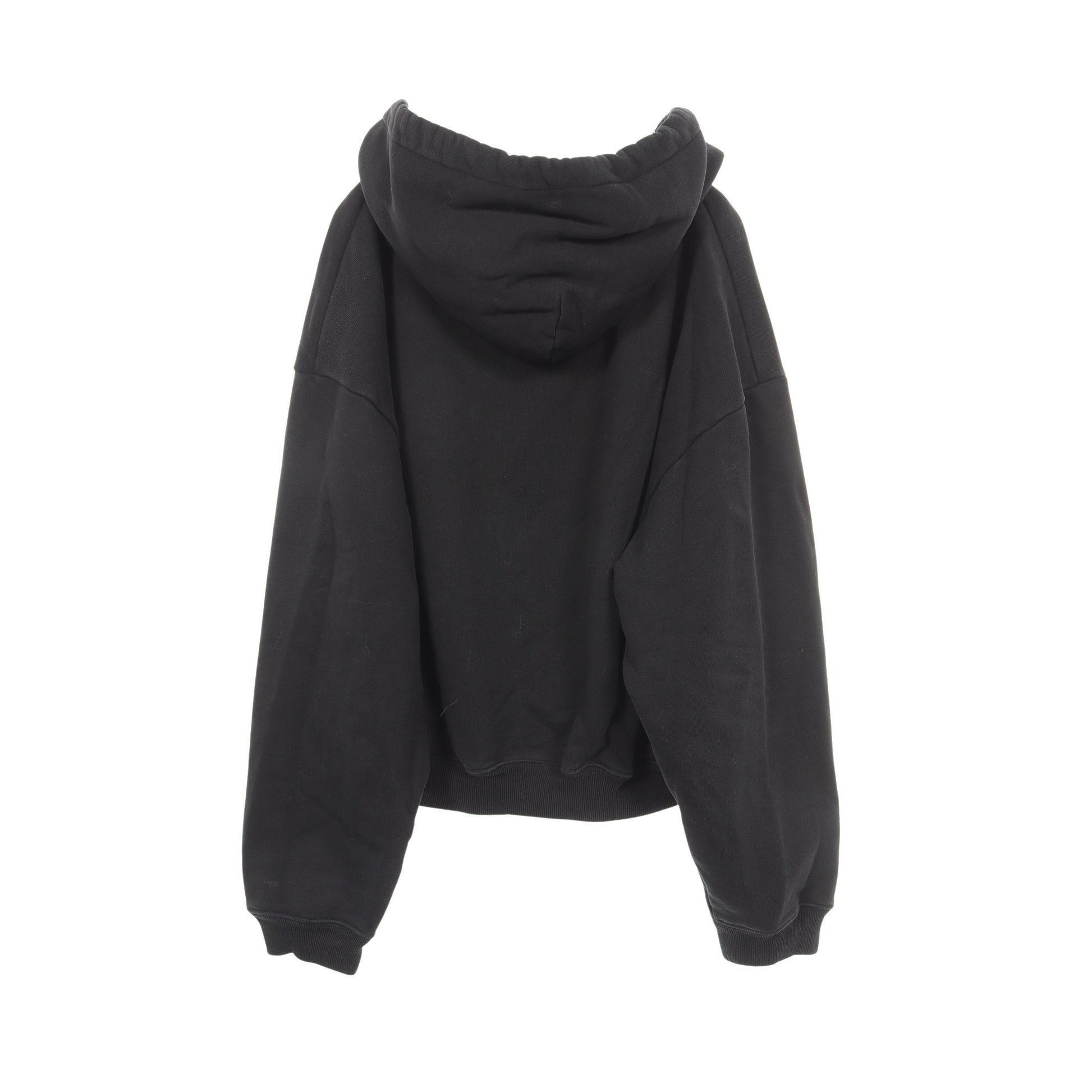 レインボーロゴ プルオーバーパーカー コットン ブラック バレンシアガ トップス BALENCIAGA