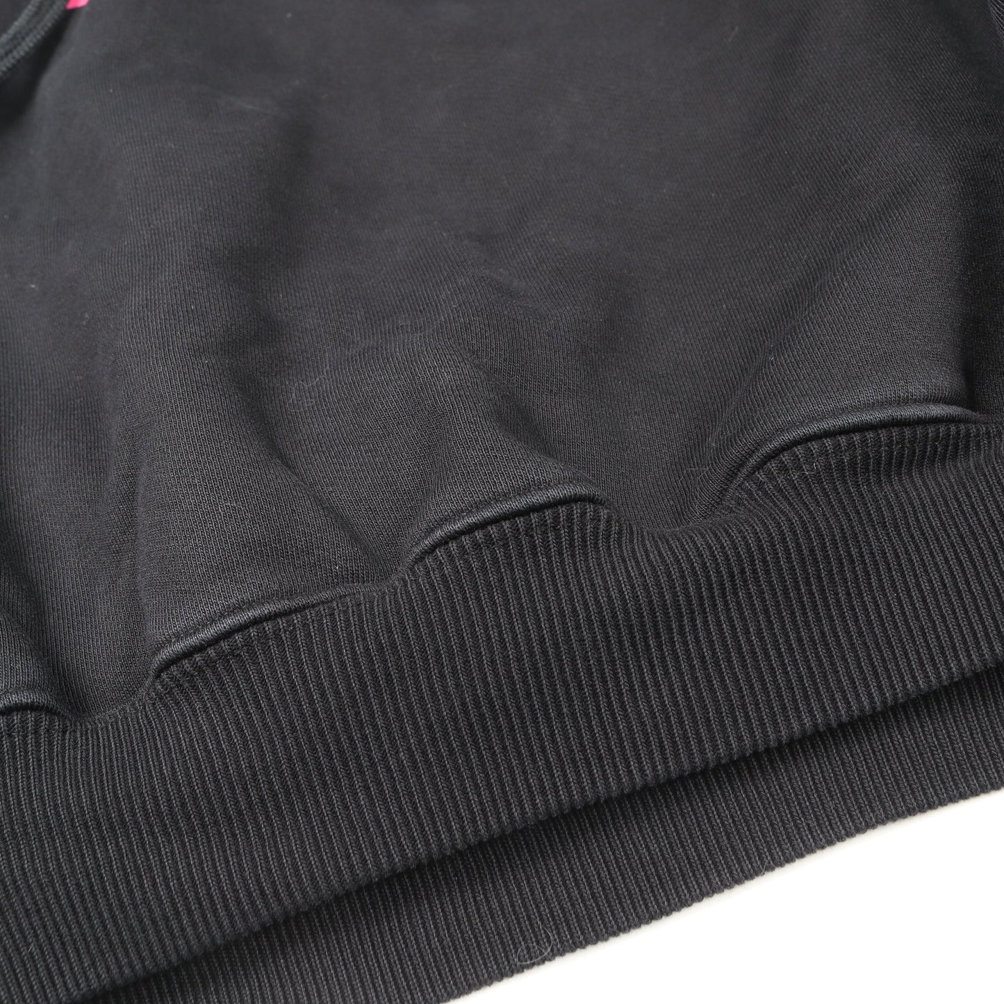 レインボーロゴ プルオーバーパーカー コットン ブラック バレンシアガ トップス BALENCIAGA