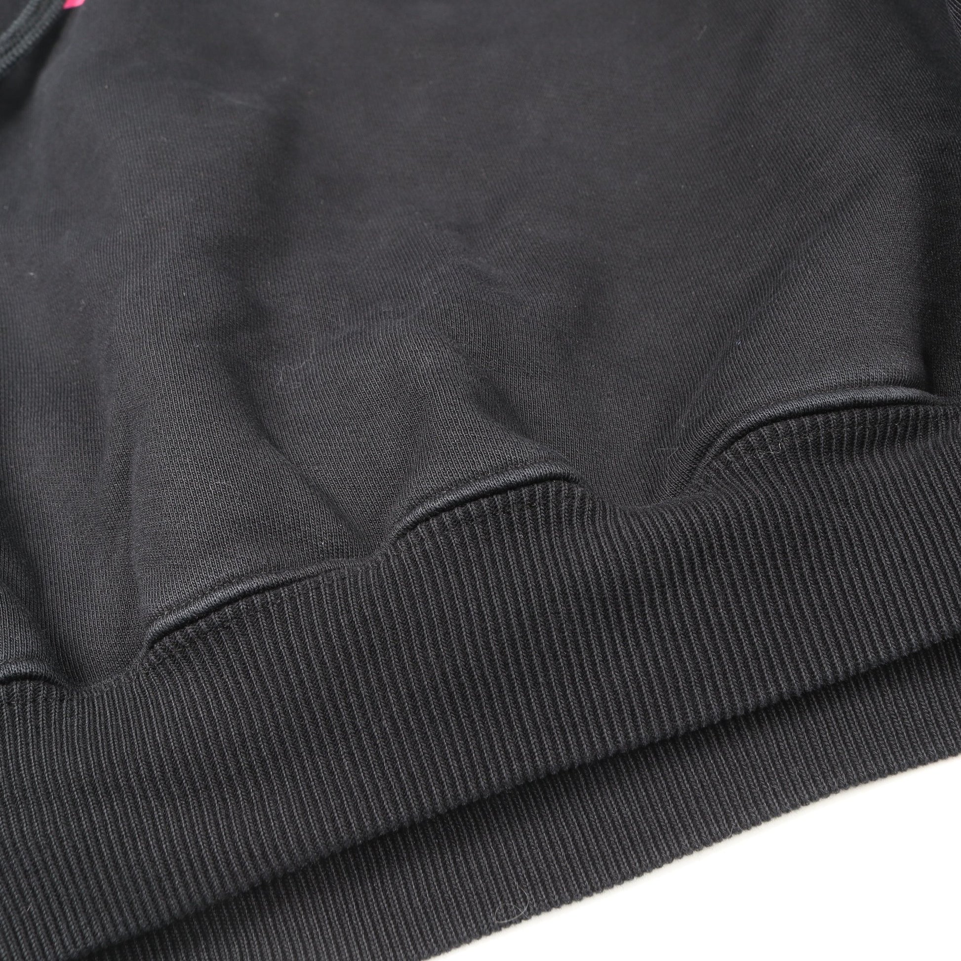 レインボーロゴ プルオーバーパーカー コットン ブラック バレンシアガ トップス BALENCIAGA