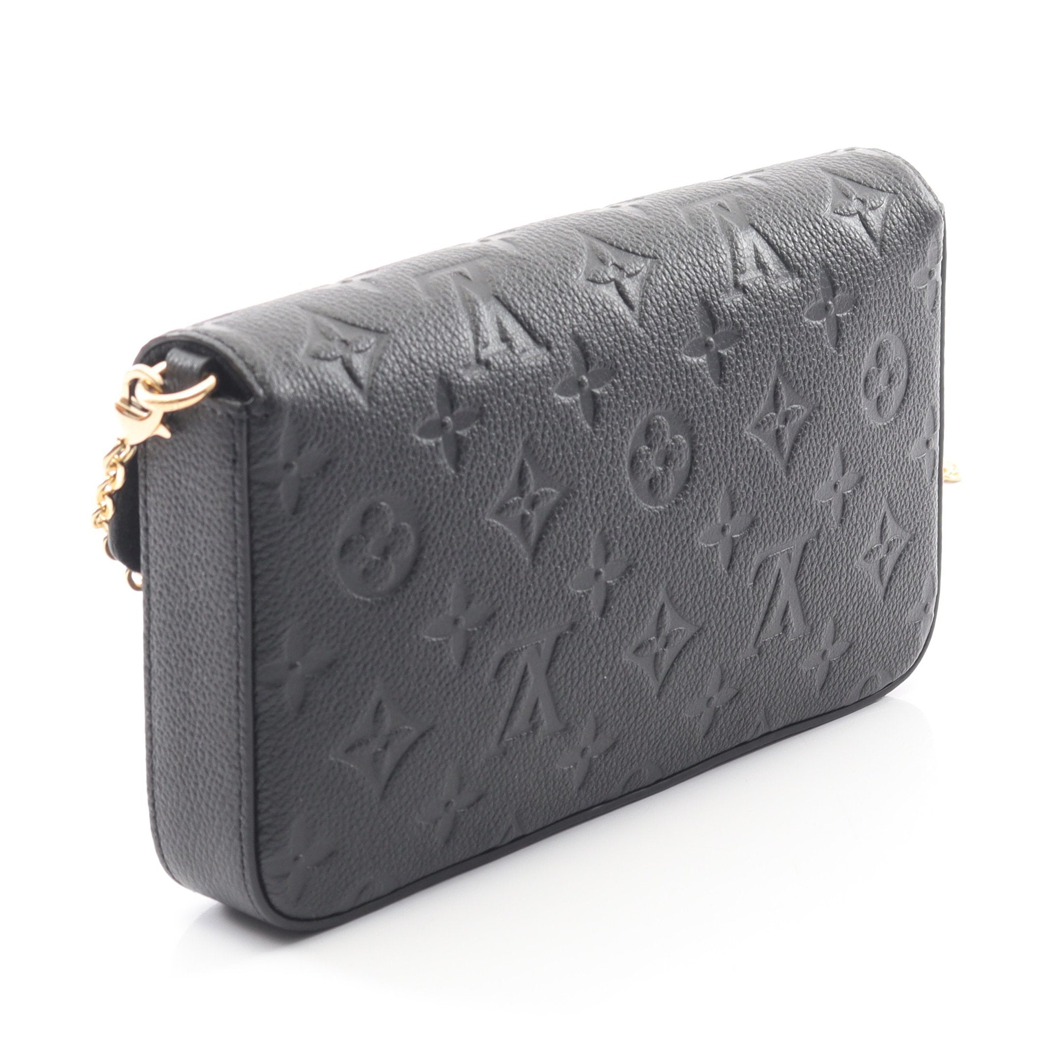 ポシェット フェリシー モノグラムアンプラント ノワール チェーン