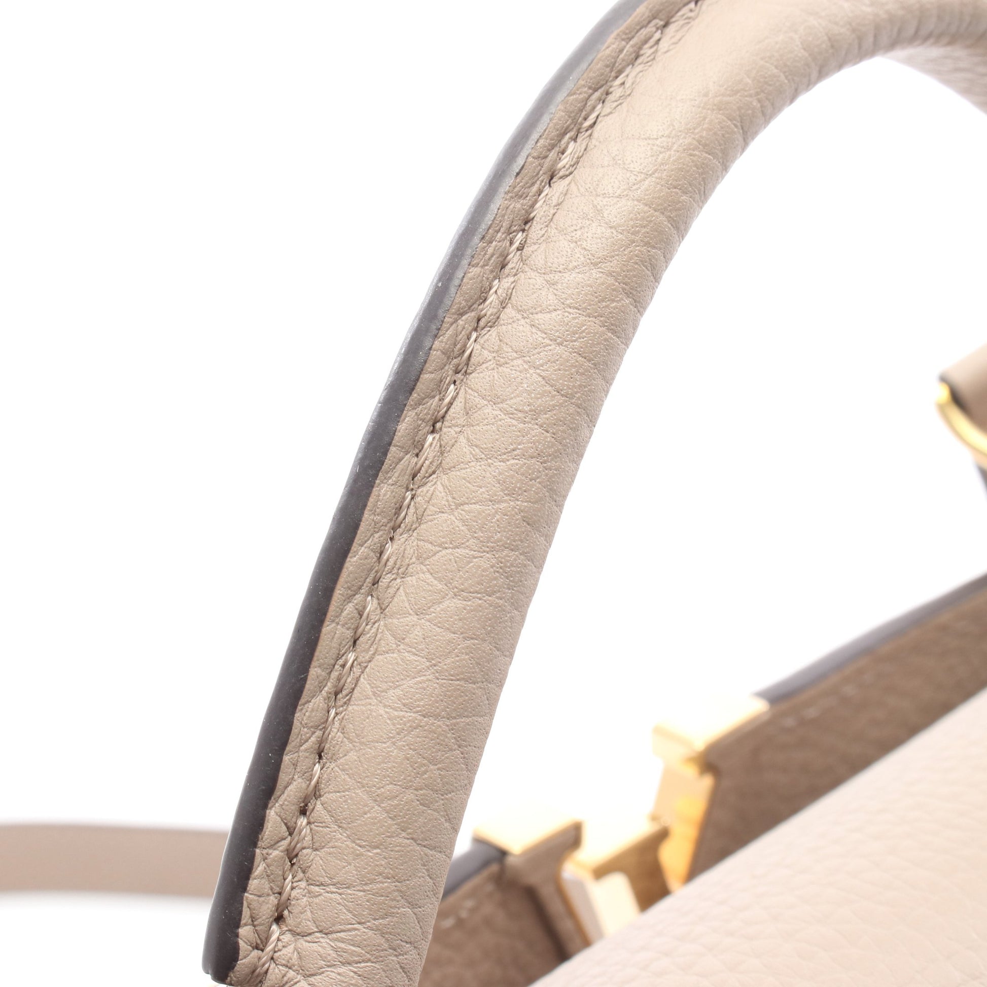 カプシーヌBB ガレ ハンドバッグ トリヨンレザー グレーベージュ 2WAY ルイヴィトン バッグ LOUIS VUITTON
