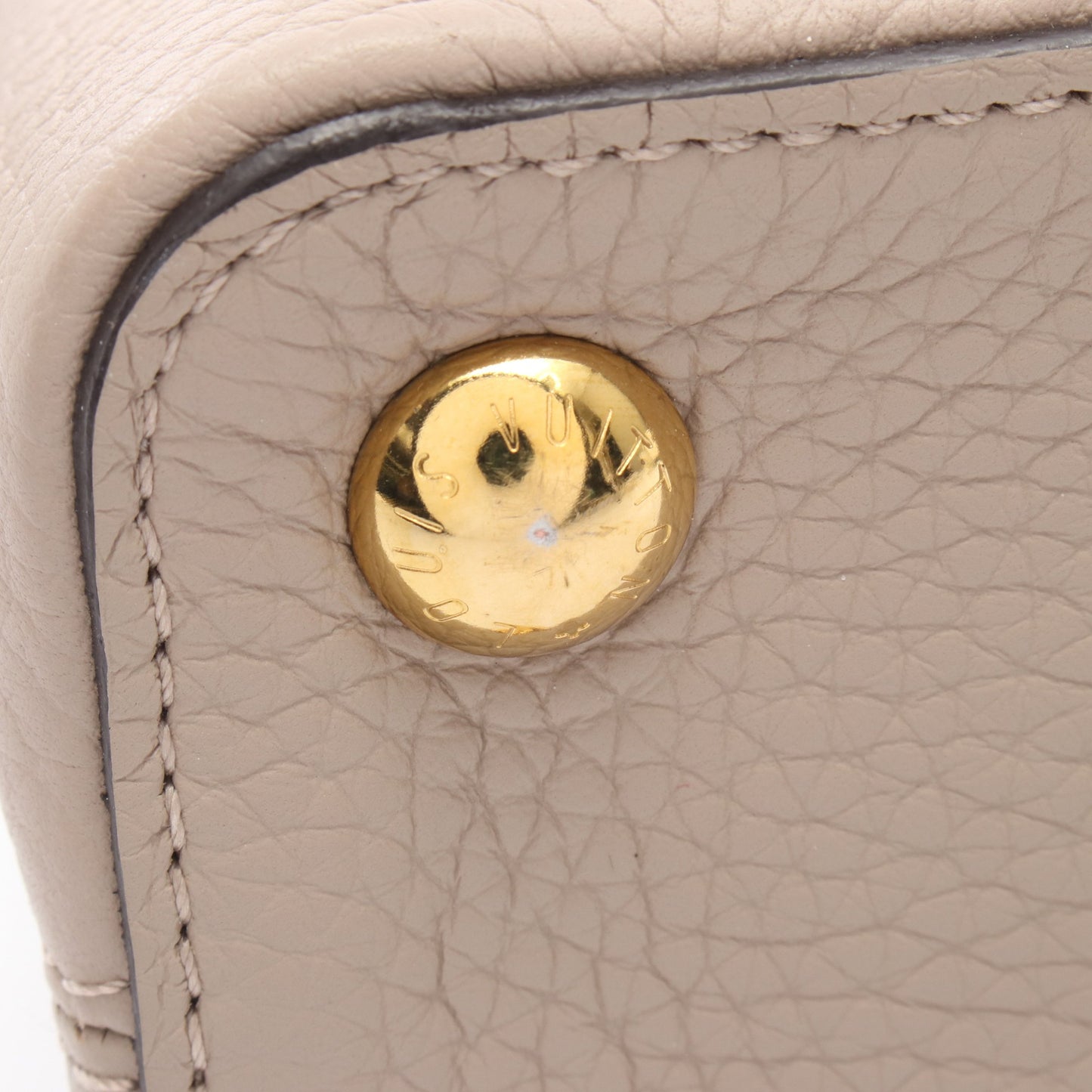 カプシーヌBB ガレ ハンドバッグ トリヨンレザー グレーベージュ 2WAY ルイヴィトン バッグ LOUIS VUITTON