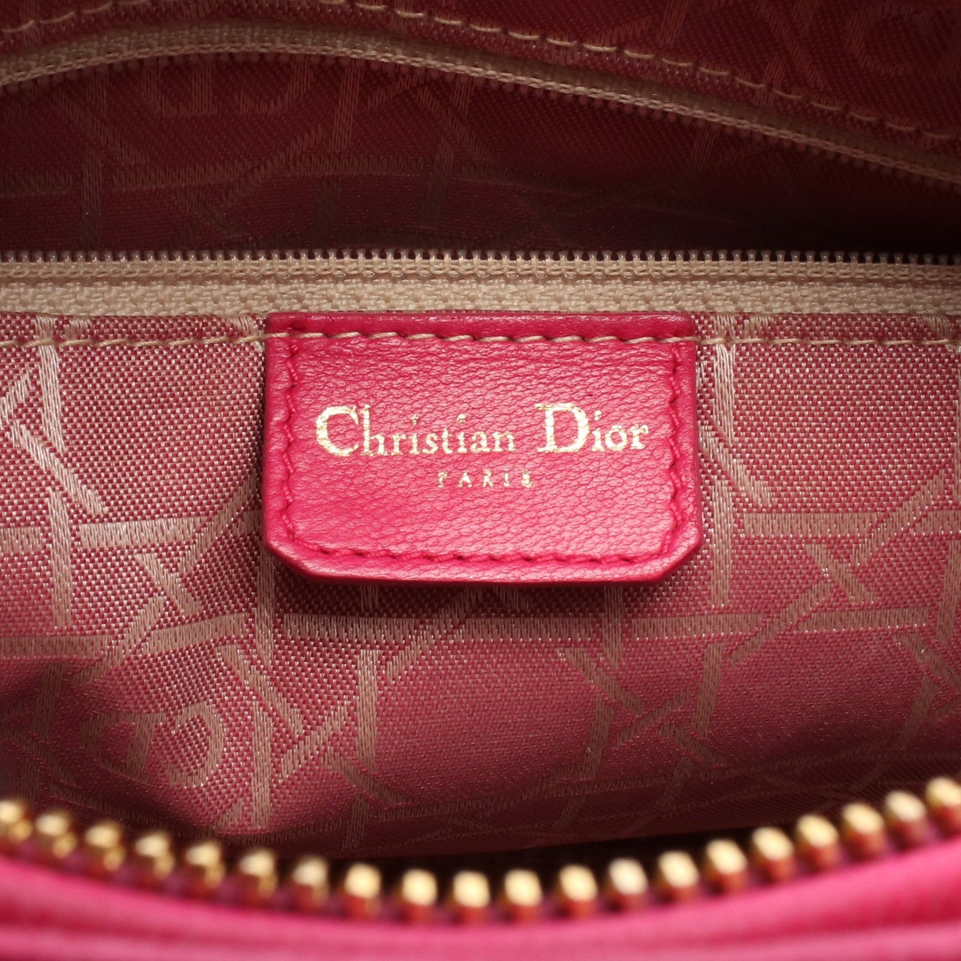 LADY DIOR レディディオール ハンドバッグ ツイード ピンク 2WAY クリスチャンディオール バッグ Christian Dior