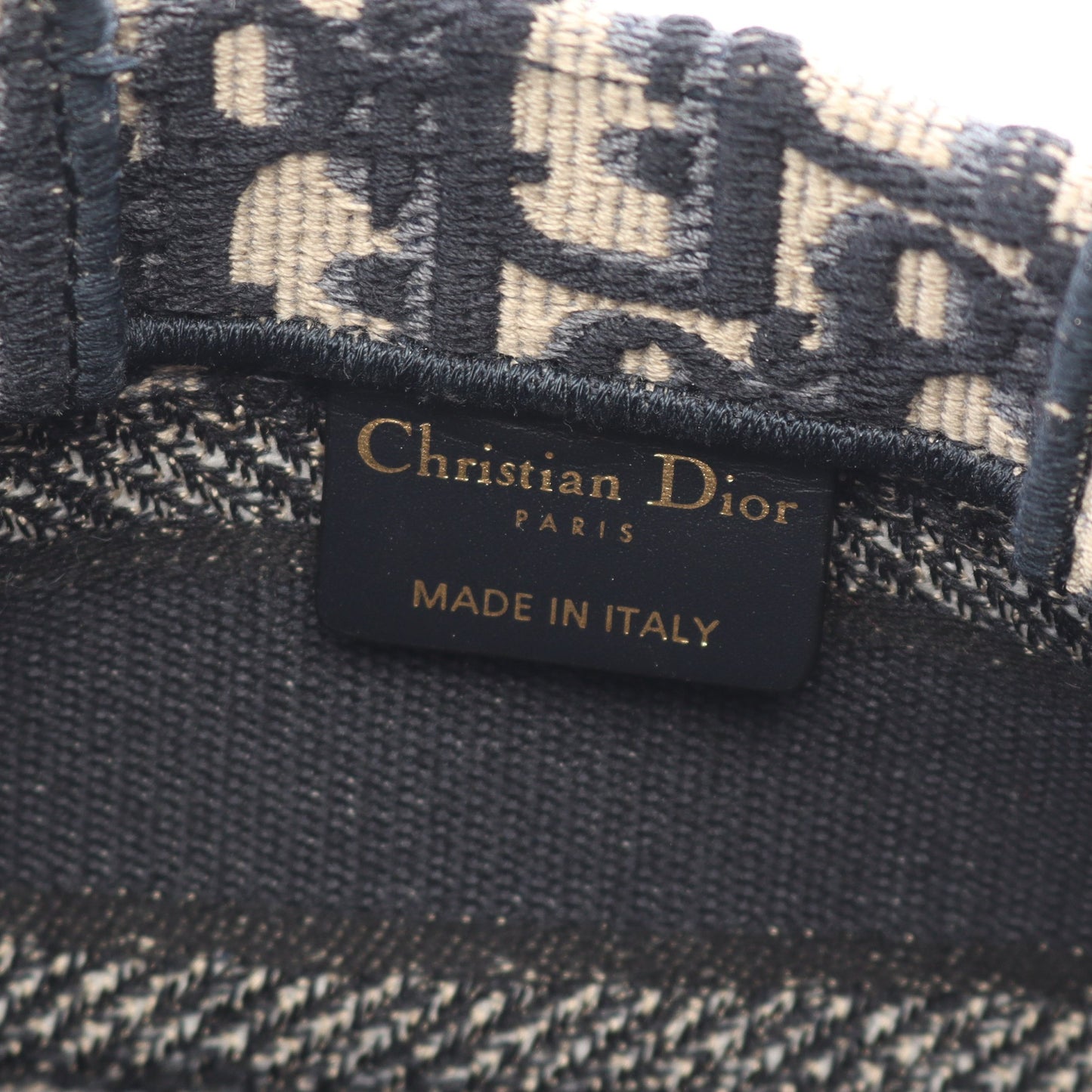 BOOK TOTE ブックトート ミニ ハンドバッグ トートバッグ キャンバス ベージュ ネイビー 2WAY クリスチャンディオール バッグ Christian Dior