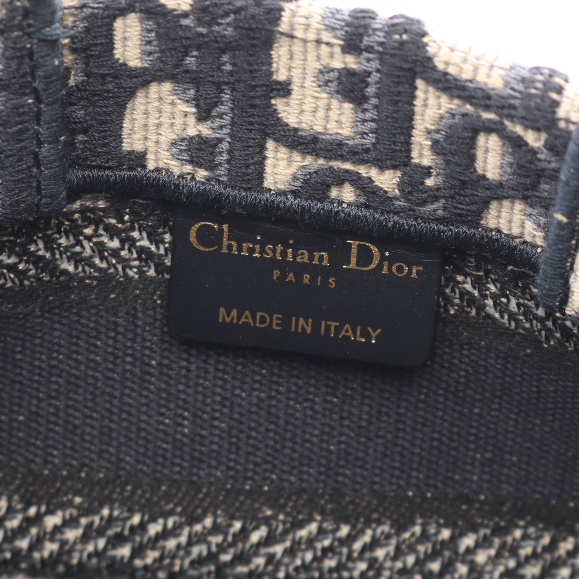 BOOK TOTE ブックトート ミニ ハンドバッグ トートバッグ キャンバス ベージュ ネイビー 2WAY クリスチャンディオール バッグ Christian Dior