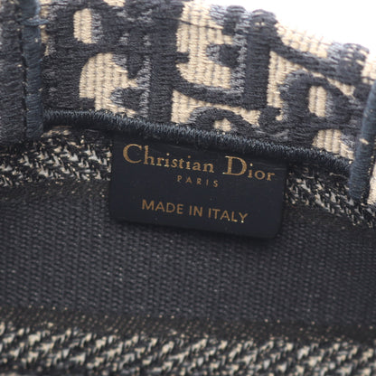 BOOK TOTE ブックトート ミニ ハンドバッグ トートバッグ キャンバス ベージュ ネイビー 2WAY クリスチャンディオール バッグ Christian Dior