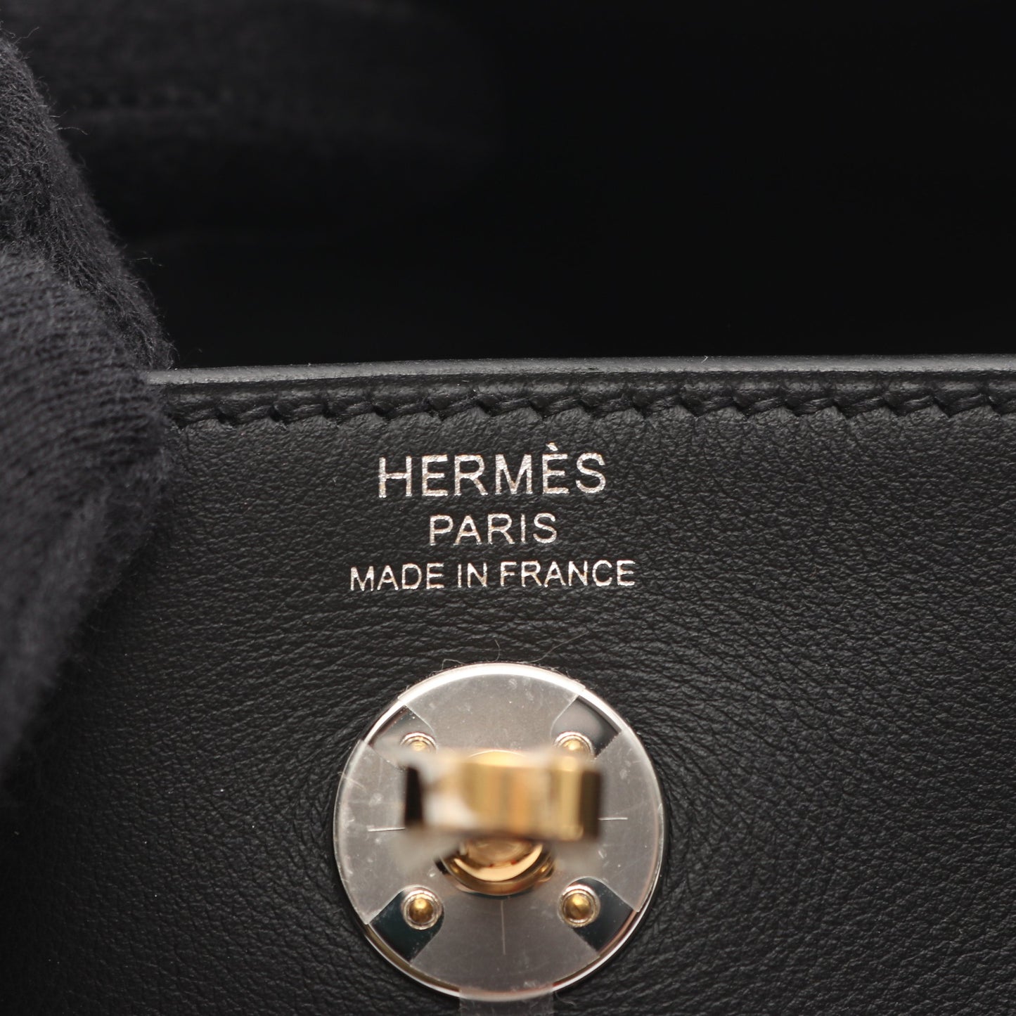 リンディ ミニ ショルダーバッグ ヴォースイフト ブラック エレクトラム金具 K刻印 エルメス バッグ HERMES