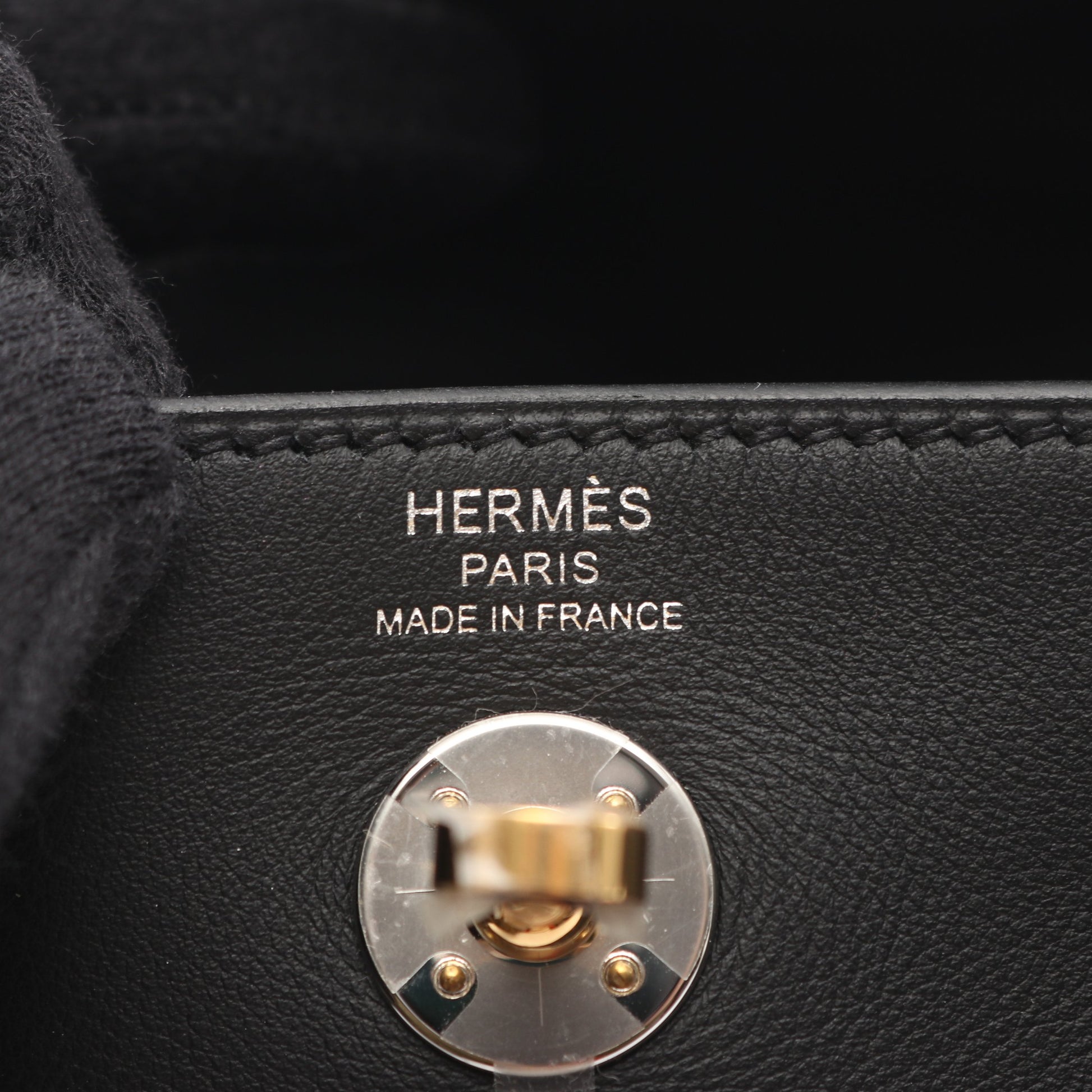 リンディ ミニ ショルダーバッグ ヴォースイフト ブラック エレクトラム金具 K刻印 エルメス バッグ HERMES