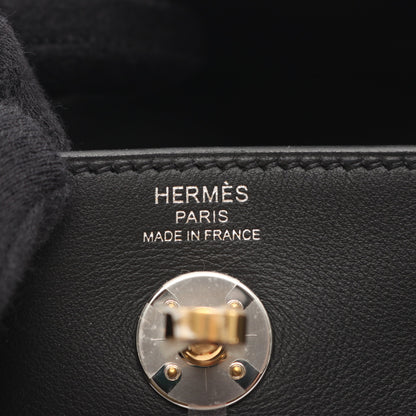 リンディ ミニ ショルダーバッグ ヴォースイフト ブラック エレクトラム金具 K刻印 エルメス バッグ HERMES