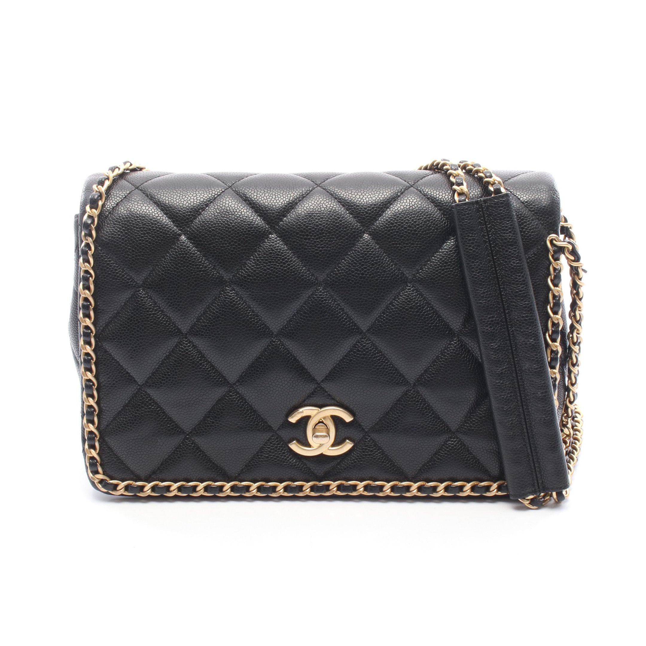 シャネルCHANELマトラッセ チェーンショルダーバッグ CHANEL（シャネル） マトラッセ チェーン ショルダーバッグ ラムスキン