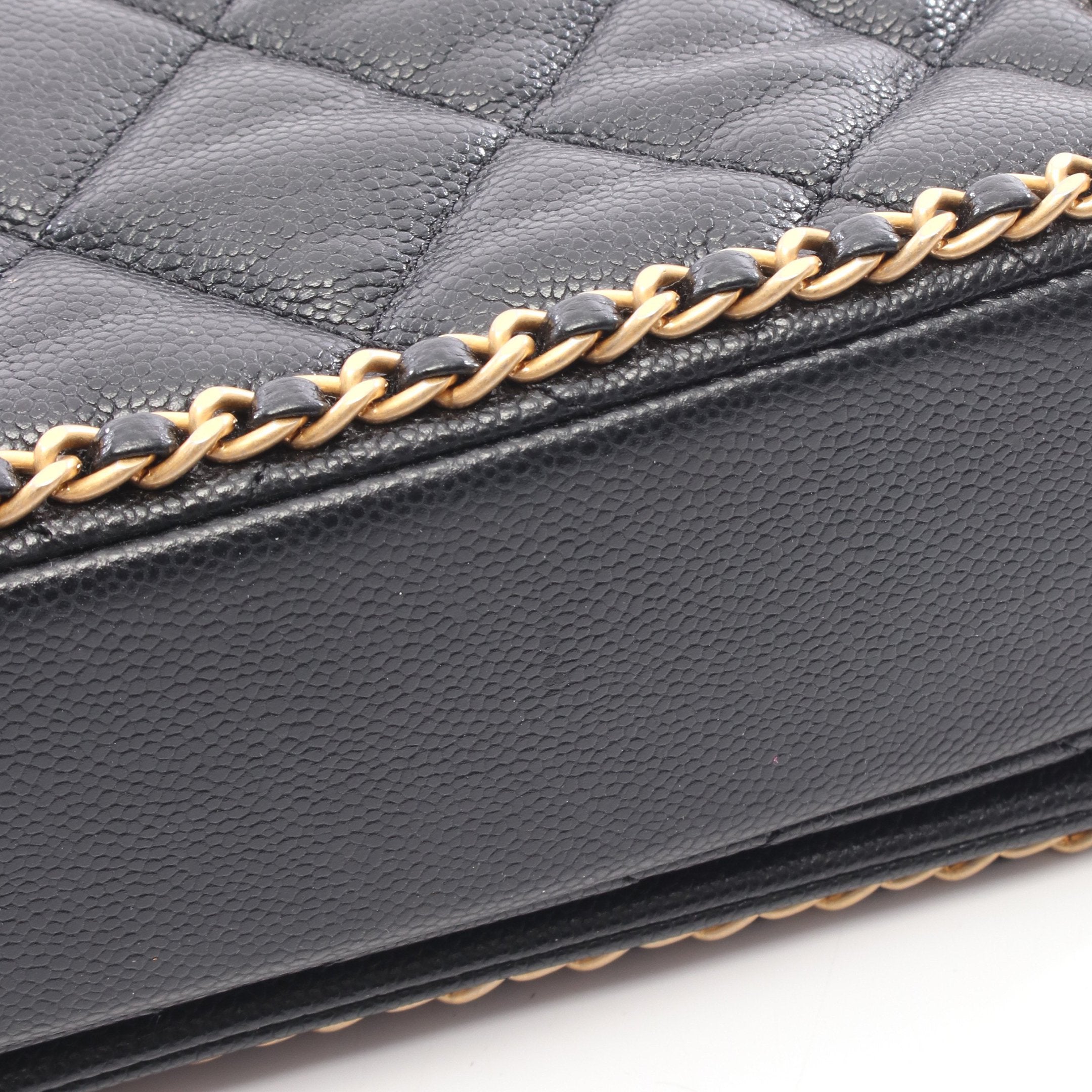 【ひっこ】CHANEL チェーンショルダーバッグ マトラッセ キャビア マトラッセ （美品）シャネル CHANEL ココハンドル23 XS チェーン
