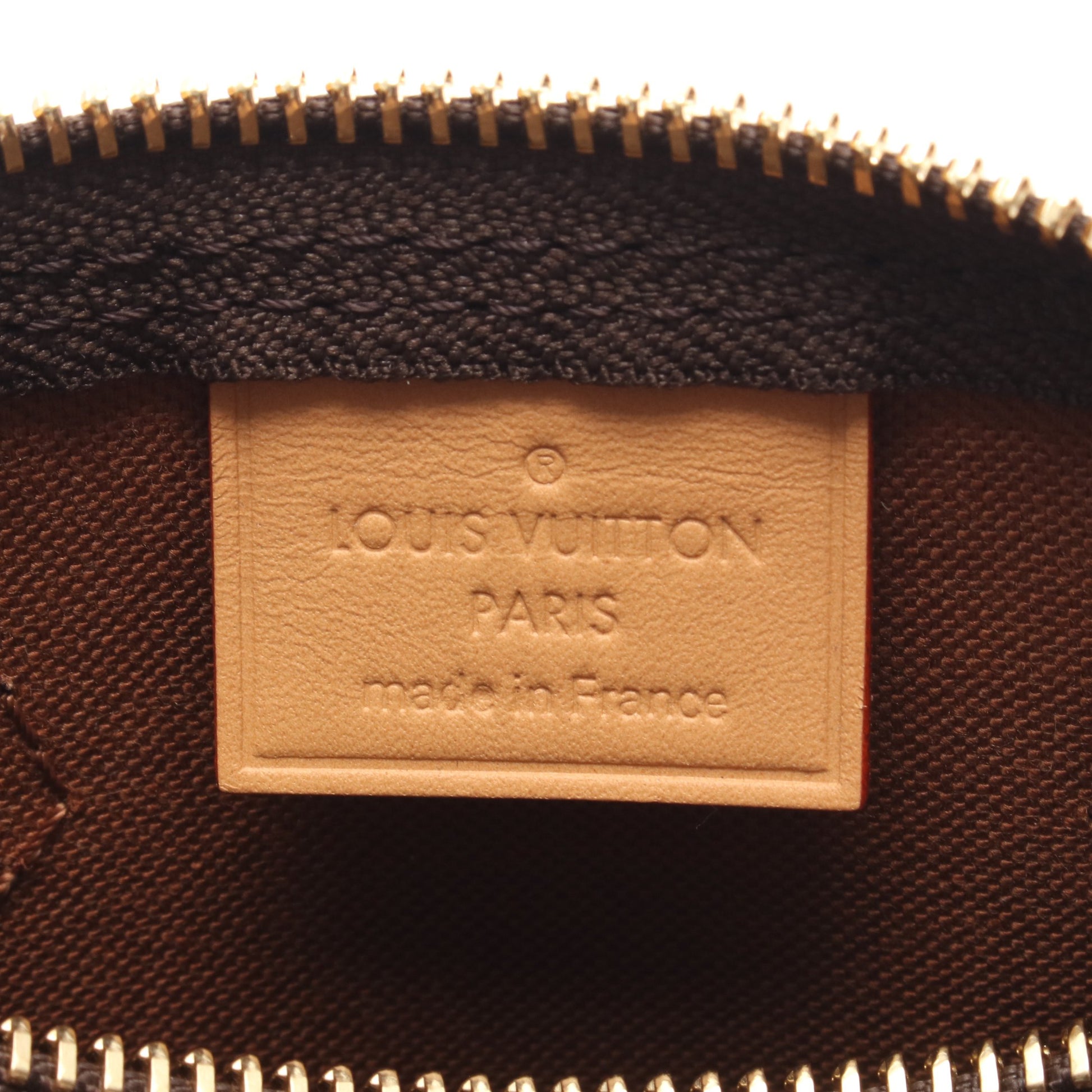 ナノスピーディ モノグラム ハンドバッグ PVC レザー ブラウン 2WAY ルイヴィトン バッグ LOUIS VUITTON