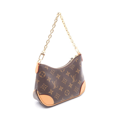 ナノ ブーローニュ モノグラム チェーンハンドバッグ PVC レザー ブラウン 2WAY ルイヴィトン バッグ LOUIS VUITTON