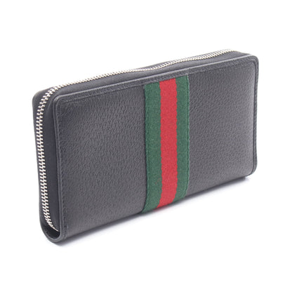 オフィディア ラウンドファスナー長財布 レザー ブラック グッチ 財布・小物 GUCCI