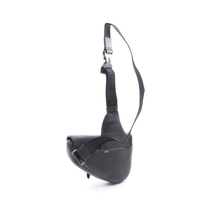 DIOR × ERL SADDLE サドル ボディバッグ レザー ブラック ディオール バッグ DIOR