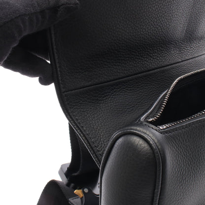 DIOR × ERL SADDLE サドル ボディバッグ レザー ブラック ディオール バッグ DIOR