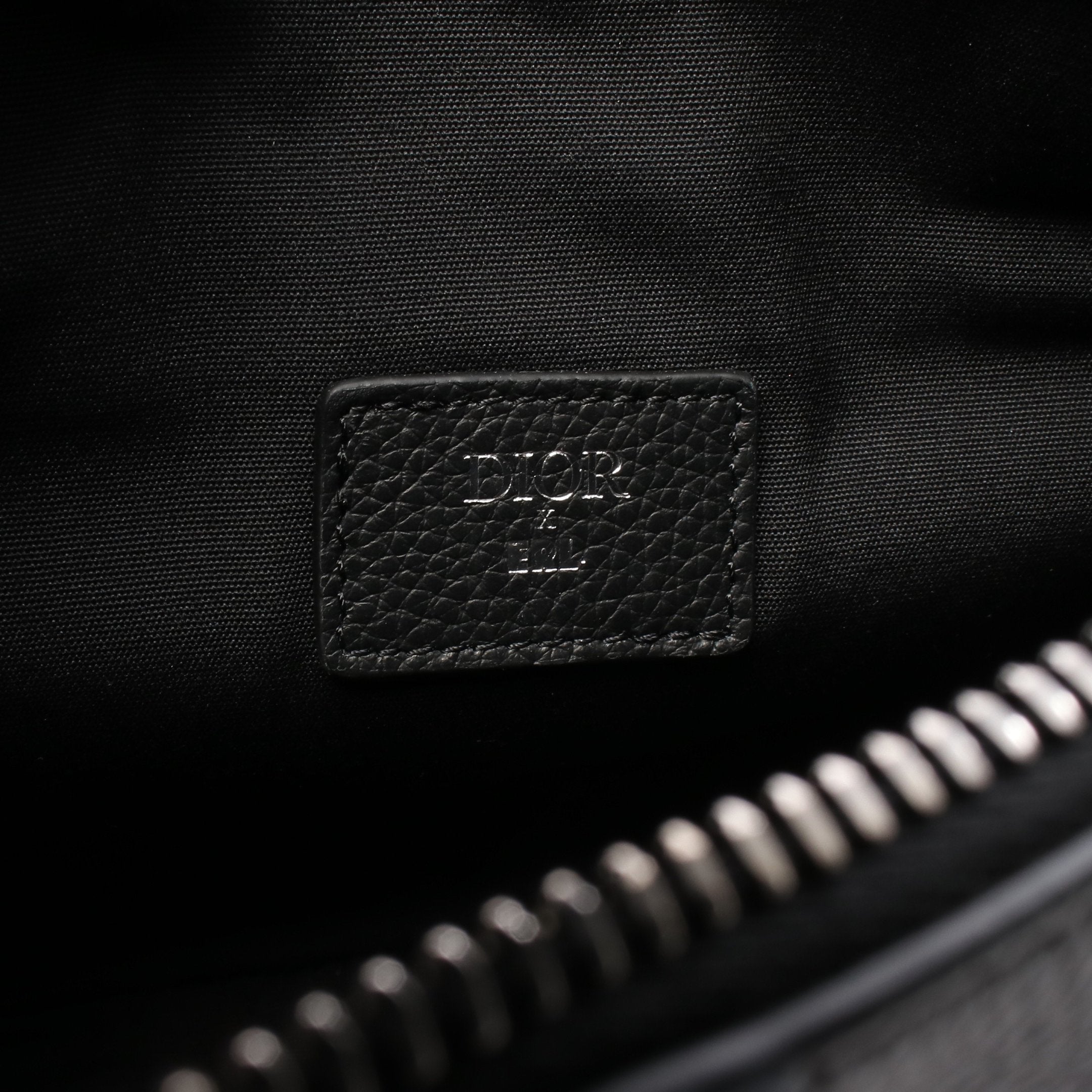 DIOR × ERL SADDLE サドル ボディバッグ レザー ブラック ディオール