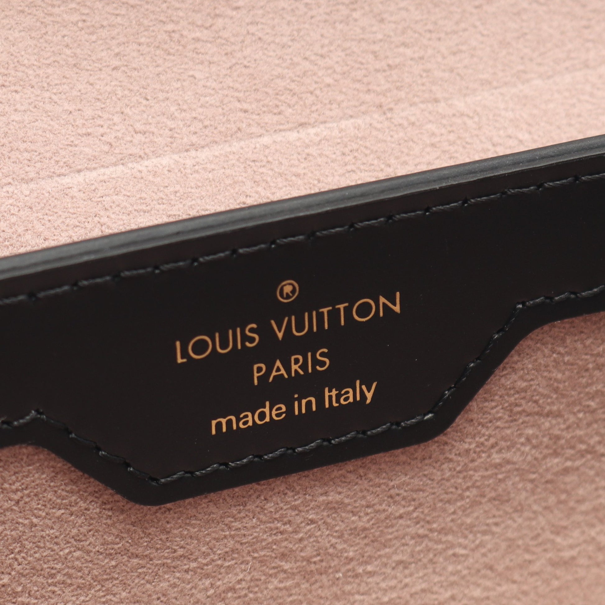 パピヨン トランク エピ ショルダーバッグ レザー ブラック 2WAY ルイヴィトン バッグ LOUIS VUITTON
