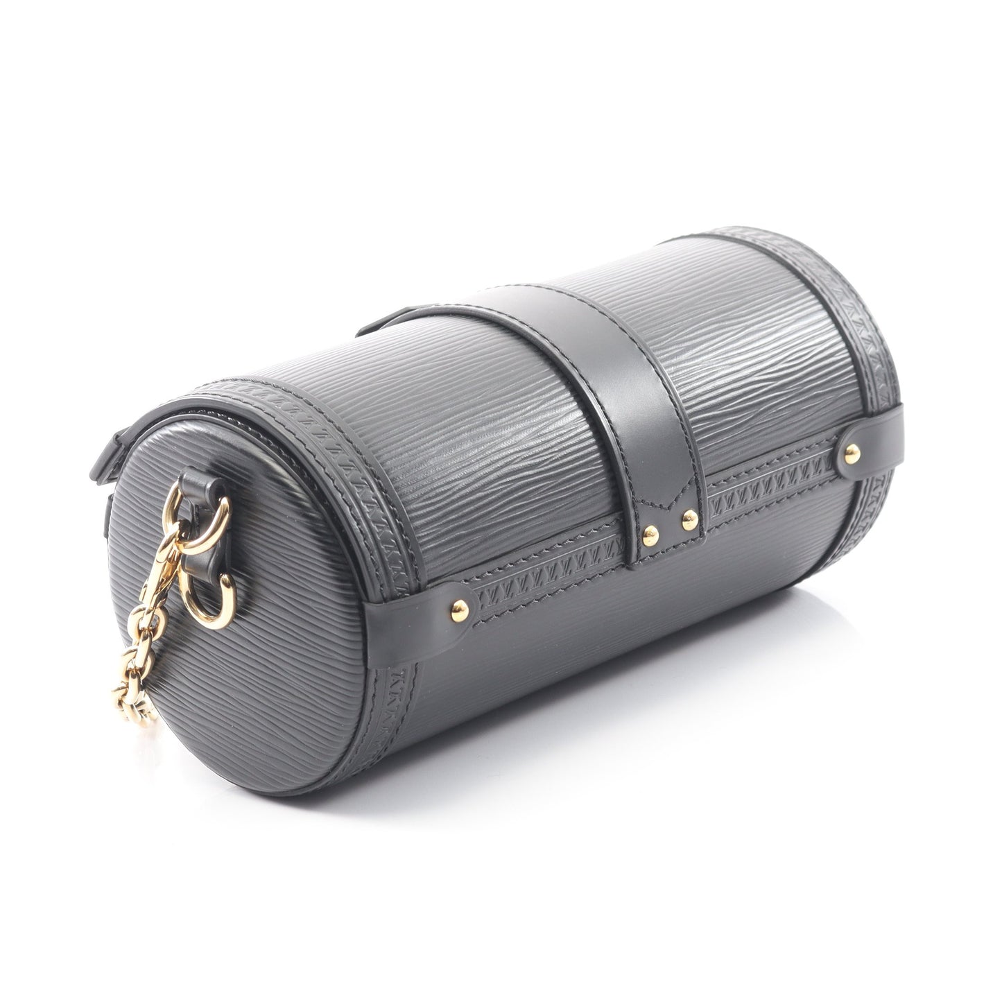パピヨン トランク エピ ショルダーバッグ レザー ブラック 2WAY ルイヴィトン バッグ LOUIS VUITTON
