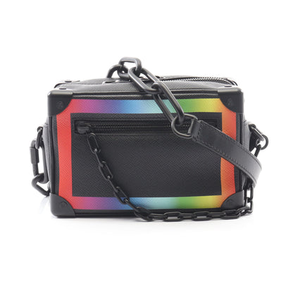 ミニ ソフトトランク タイガ レインボー チェーンショルダーバッグ レザー ブラック マルチカラー ルイヴィトン バッグ LOUIS VUITTON