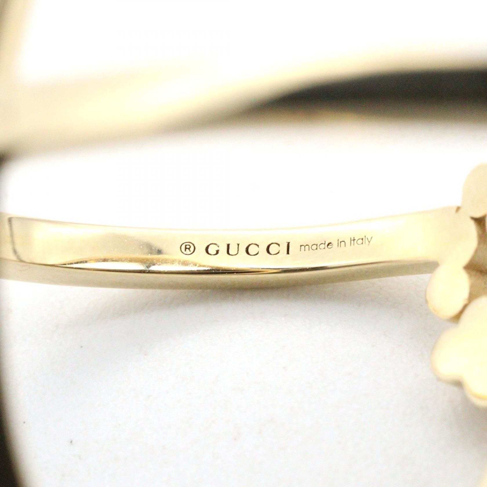 GGランニング クロス ロゴ ダイヤ リング リング 指輪 K18YG ダイヤモンド イエローゴールド クリア グッチ アクセサリー GUCCI