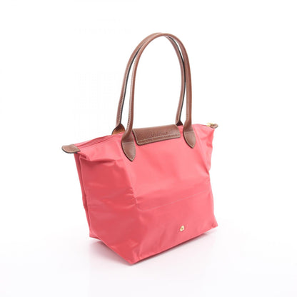 LE PLIAGE ORIGINAL M ル プリアージュ オリジナル M ハンドバッグ トートバッグ キャンバス レザー レッド ブラウン ロンシャン バッグ LONGCHAMP