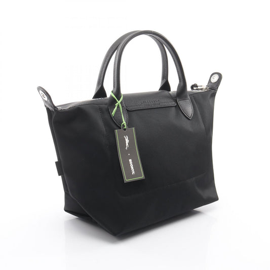 ル プリアージュ エナジー S トップハンドル ハンドバッグ トートバッグ キャンバス レザー ブラック ロンシャン